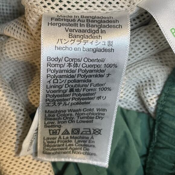 J Crew Shorts Mens Small Green Sustainable Kayak Swim Lined Drawstring Outdoor - Picture 6 of 11